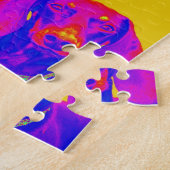 Puzzle Teckel d'art op (Côté)