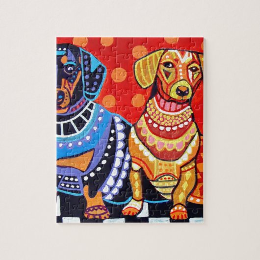 Puzzle Teckels par Heather Galler (Vertical)