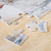 Puzzle Teddy Bear Construire un Snowman (Côté)