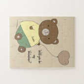 Puzzle Teddy Bear Sera Ma Valentine (Horizontal)