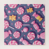 Puzzle Teddy bears and candy pattern (Vertical)