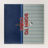 Puzzle TEE Né pour cuisiner (Horizontal)