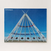 Puzzle Tee Pee Sculpture (Horizontal)