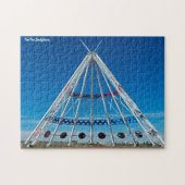 Puzzle Tee Pee Sculpture (Horizontal)