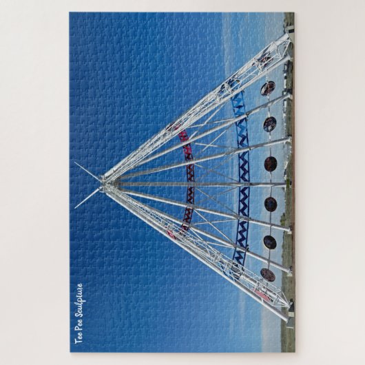 Puzzle Tee Pee Sculpture (Vertical)