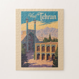 Puzzle Téhéran Iran Golestan Palace Illustration Voyage