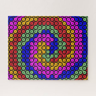 Puzzle teintes interconnectées Abstraites