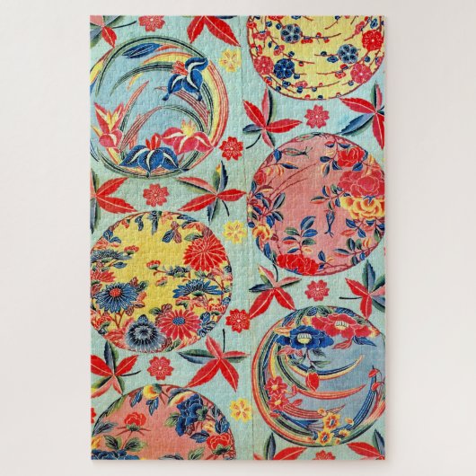 Puzzle Teinture d'okinawaïen japonaise (Bingata) (Vertical)