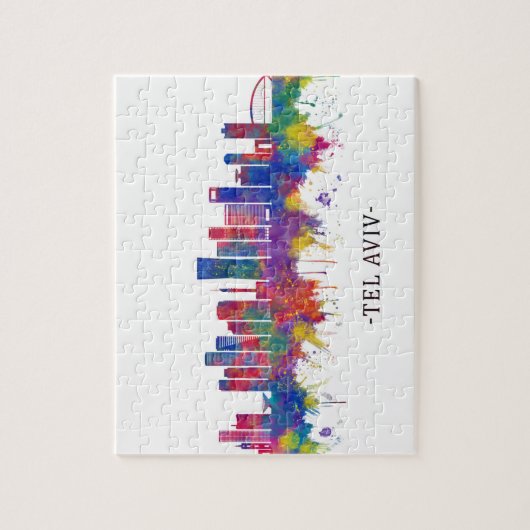 Puzzle Tel Aviv Israel Skyline (Vertical)
