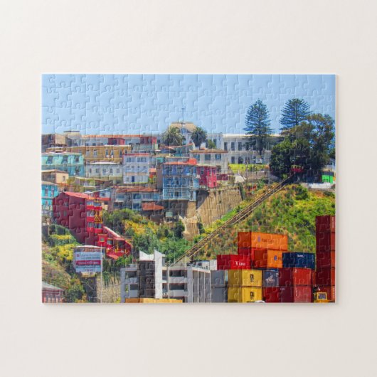 Puzzle téléphérique coloré (Horizontal)