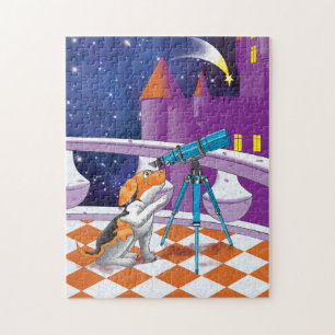 Puzzle télescope de chien