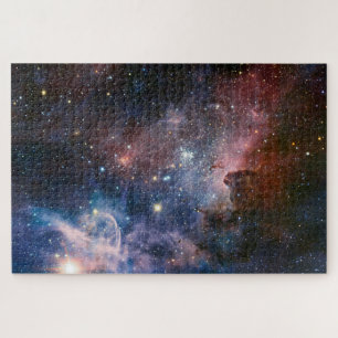 Puzzle Télescope Nebula Hubble Carina Rouge et Bleu
