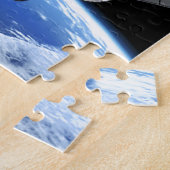 Puzzle Télescope spatial Hubble en orbite terrestre Photo (Côté)