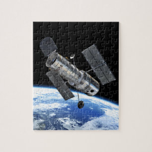 Puzzle Télescope spatial Hubble en orbite terrestre Photo