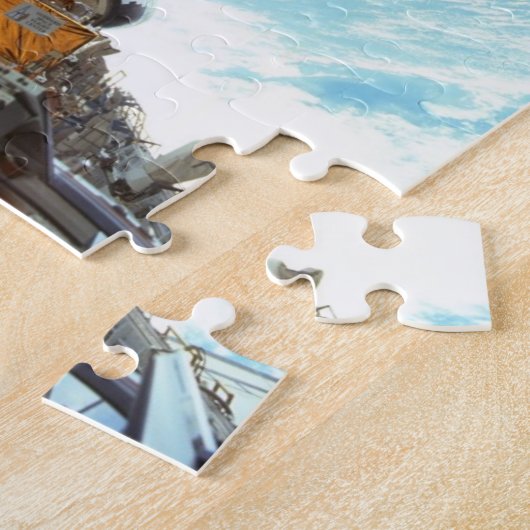 Puzzle Télescope spatial Hubble et astronautes (Côté)