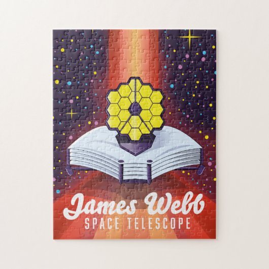 Puzzle Télescope spatial James Webb. Magnet (Vertical)