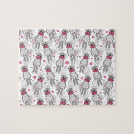 Puzzle Tellement beaucoup singes de chaussette ! (Horizontal)