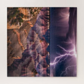 Puzzle Tempête Au-Dessus Du Grand Canyon (Horizontal)