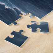Puzzle Tempête D'Aquarelle En Mer (Côté)