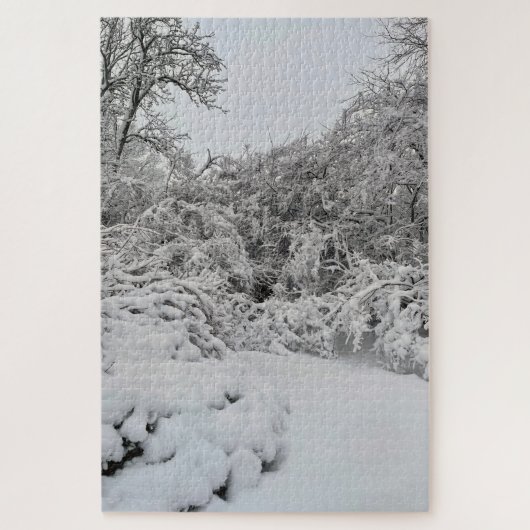 Puzzle Tempête hivernale (Vertical)