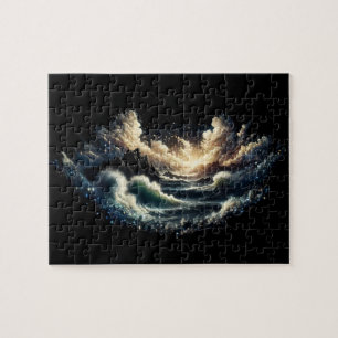 Puzzle Tempête Qui Fait Rage Au Paysage Magique