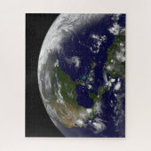 Puzzle Tempêtes Tropicales Sur La Planète Terre. (Vertical)