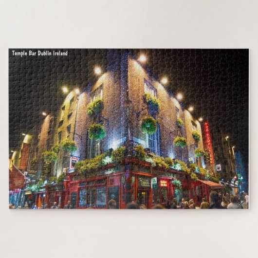 Puzzle Temple Bar Dublin Irlande. (Horizontal)