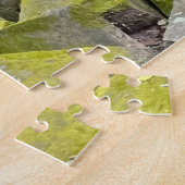 Puzzle Temple couvert de mousse Ta Prohm Cambodge (Côté)