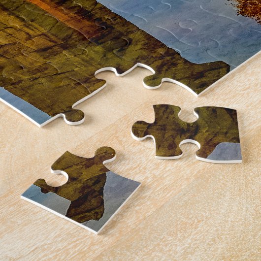 Puzzle Temple Debod Madrid. (Côté)