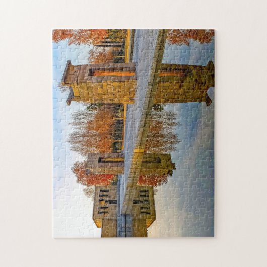 Puzzle Temple Debod Madrid. (Vertical)