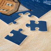 Puzzle Temple du centre-ville de Provo - Utah (Côté)