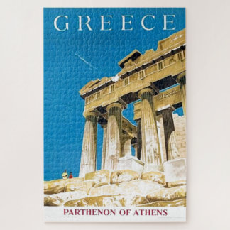 Puzzle Temple du Parthénon de la Grèce Vintage voyage Ath