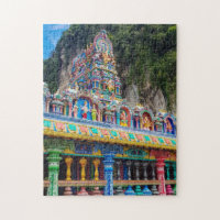 Temple hindou coloré en Malaisie