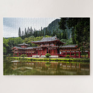 Puzzle Temple rouge japonais
