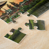 Puzzle Temple Uluwatu, Bali stylisé (Côté)