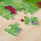 Puzzle : Temps De Récolte À La Ferme Avec Un Petit (Côté)