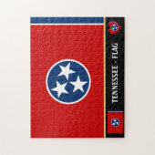 Puzzle Tennessee Flag & Tennessee State USA /America (Vertical)