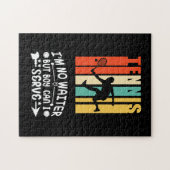 Puzzle Tennis drôle dire (Horizontal)