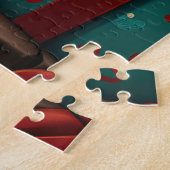 Puzzle Tenterfield Terrier avec des cadeaux de Noël Chemi (Côté)