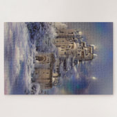 Puzzle Terrain D'Hiver, Château En Neige, Peinture De Châ (Horizontal)