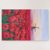 Puzzle Terrain Tulips - Paysage - Printemps aux Pays-Bas (Horizontal)