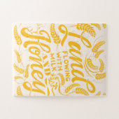 Puzzle Terre coulée avec du lait et du miel (Horizontal)