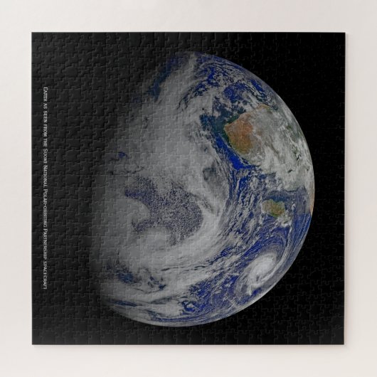 Puzzle Terre de l'espace (Horizontal)