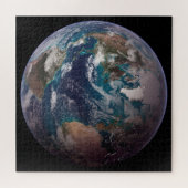 Puzzle Terre de marbre bleu (hémisphère occidental) (Horizontal)
