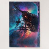 Puzzle Terre de vaisseau spatial pirate sur une autre pla (Vertical)