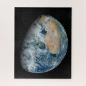 Puzzle Terre Montrant L'Afrique Du Nord Et L'Europe Du Su (Vertical)