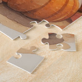 Puzzle Terre-Neuve Laisse L'Automne L'Art Thanksgiving (Côté)