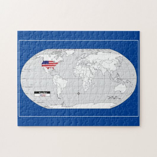 Puzzle Terre, Vous Êtes Ici (Horizontal)