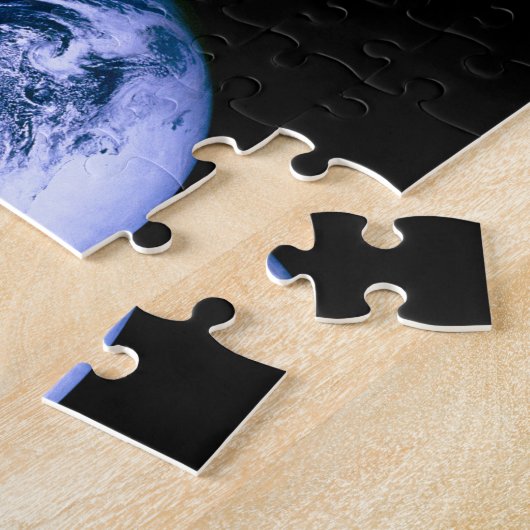 Puzzle Terre Vue De L'Espace "Marbre Bleu" (Côté)