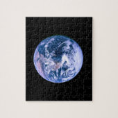 Puzzle Terre Vue De L'Espace "Marbre Bleu" (Vertical)